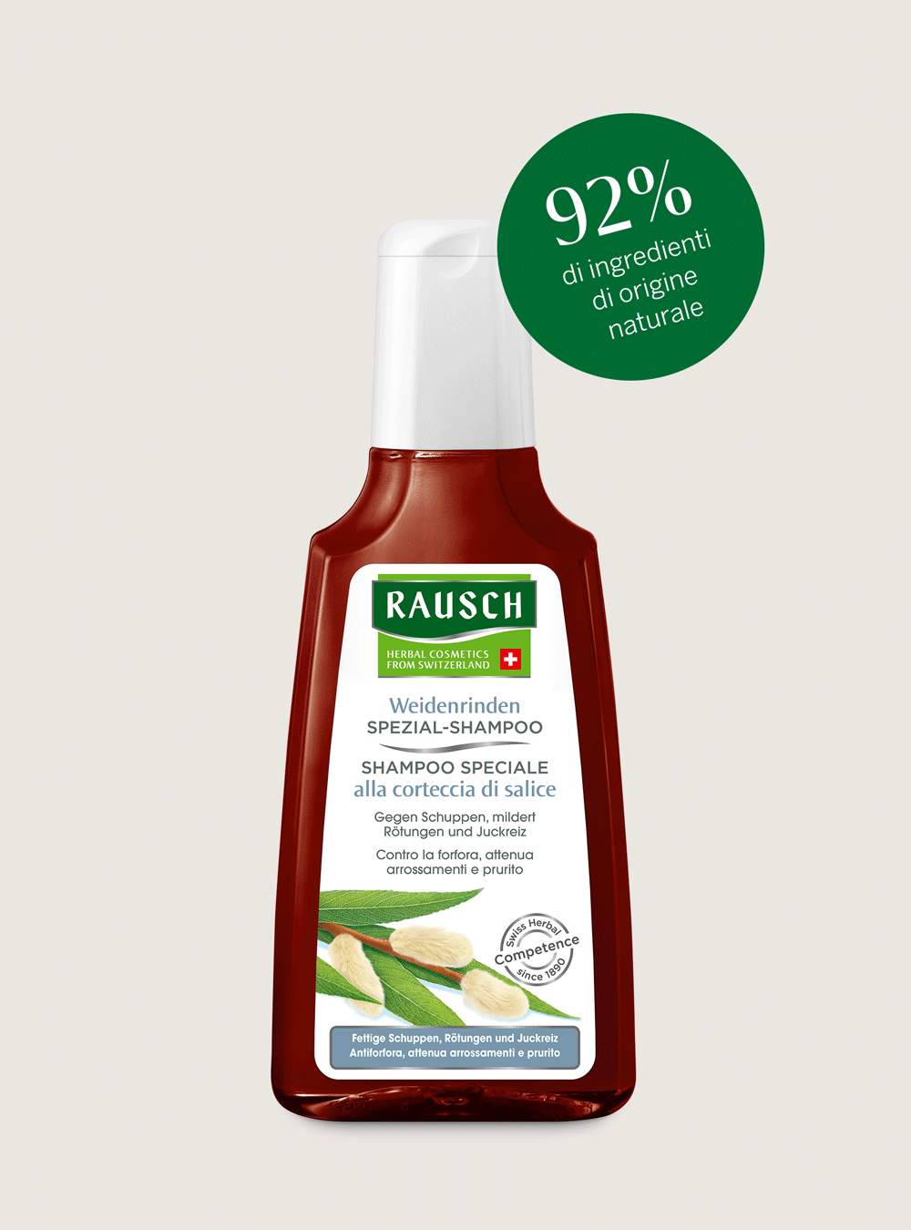 SHAMPOO SPECIALE alla corteccia di salice