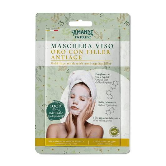 Maschera viso Oro con Filler antiage